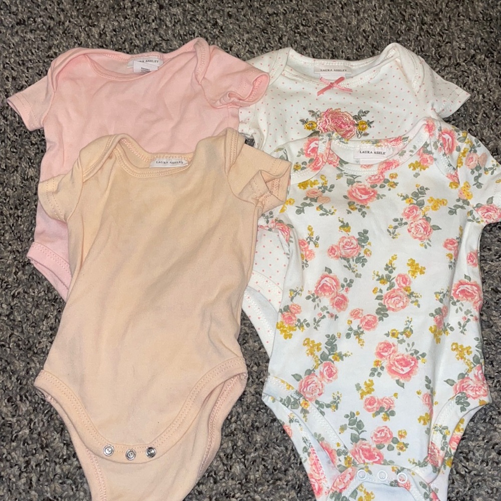 Laura Ashley Baby Onsies